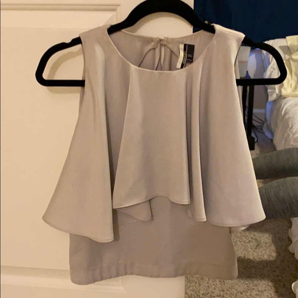 Top shop silk blouse